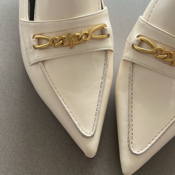 Sarto pumps open heel in ivory nwt - Picture 4 of 17